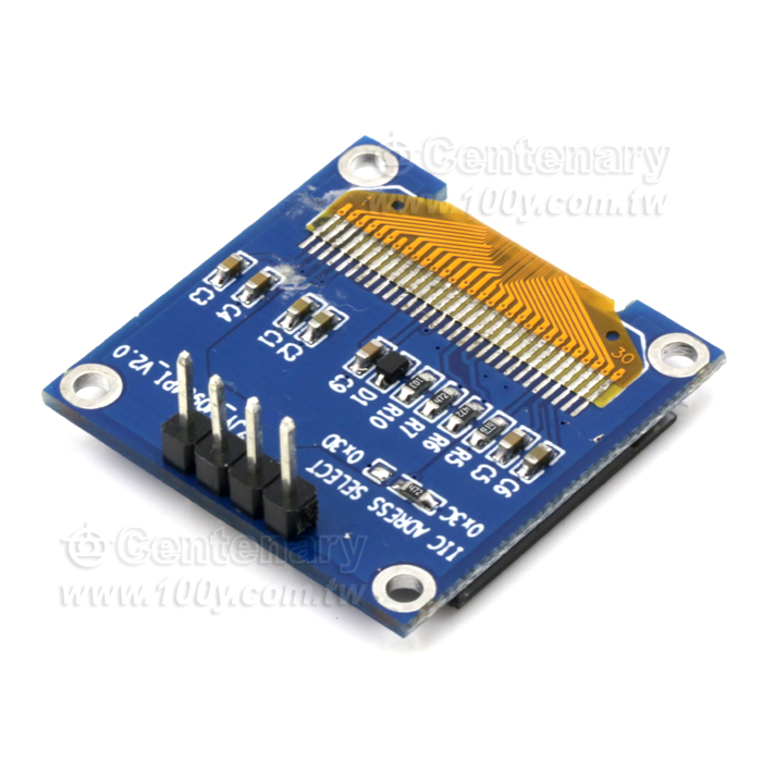 0.96寸  128*64 OLED液晶屏模塊 白色 3.3V - 127724 產品圖片