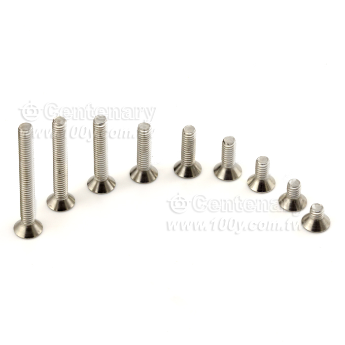 螺紋直徑:8#=4.2mm 全長L:31.75mm - 127425 產品圖片