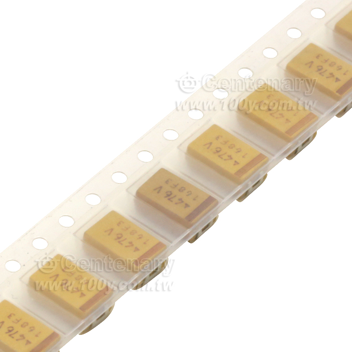 SMD 鉭質電容 47uF/35V ±10% D Case - 128212 產品圖片