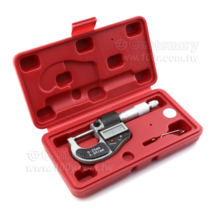 數顯千分尺 0-25mm,0.001mm - 126810 產品圖片