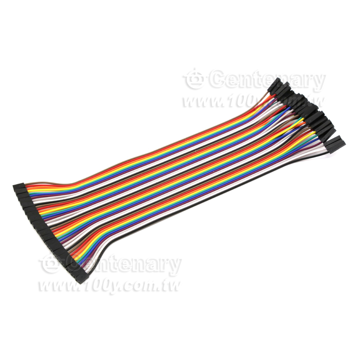 2.0雙頭2P轉2.54杜邦單頭1P 20CM長 材質：純銅 - 122307 產品圖片