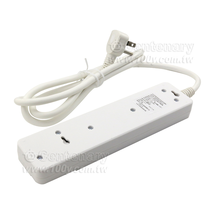 3P High Temperature Power off 5 Open 4 Plug+2USB Extension Cable - 128848 Product Image