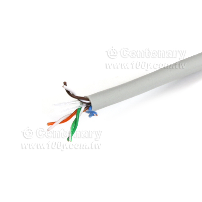  純銅 網路線材 24AWG Cat.5e 灰色 - 122520 產品圖片