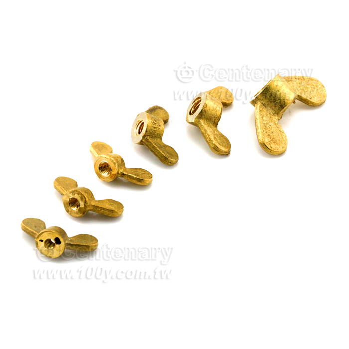 GB62銅-蝶形螺母-M4 - 125813 產品圖片