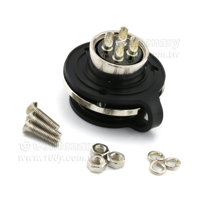 19M-Three Eyes Flange Socket - 121954 Product Image