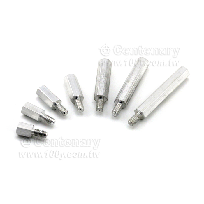 Hexagon inner and outer teeth aluminum column - 123836 Product Image