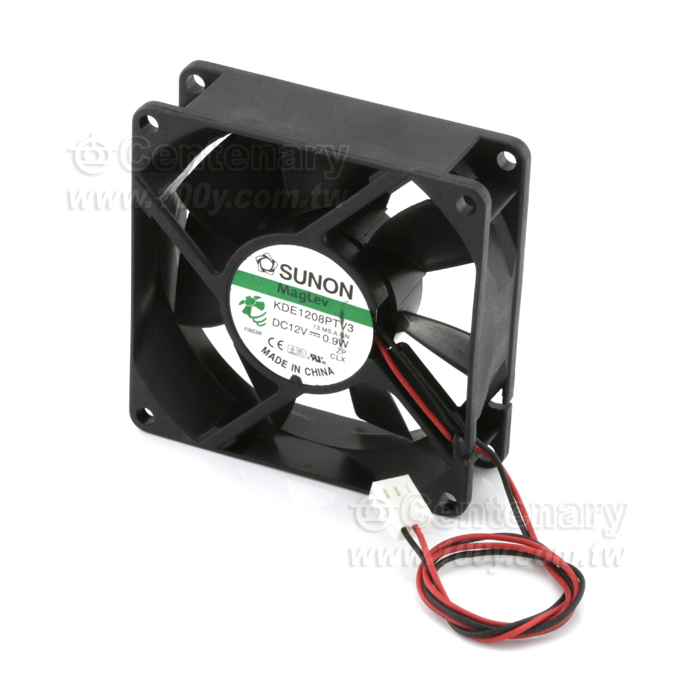 SUNON DC12V 0.08A 80*80*25mm 2線3P接頭 - 126822 產品圖片