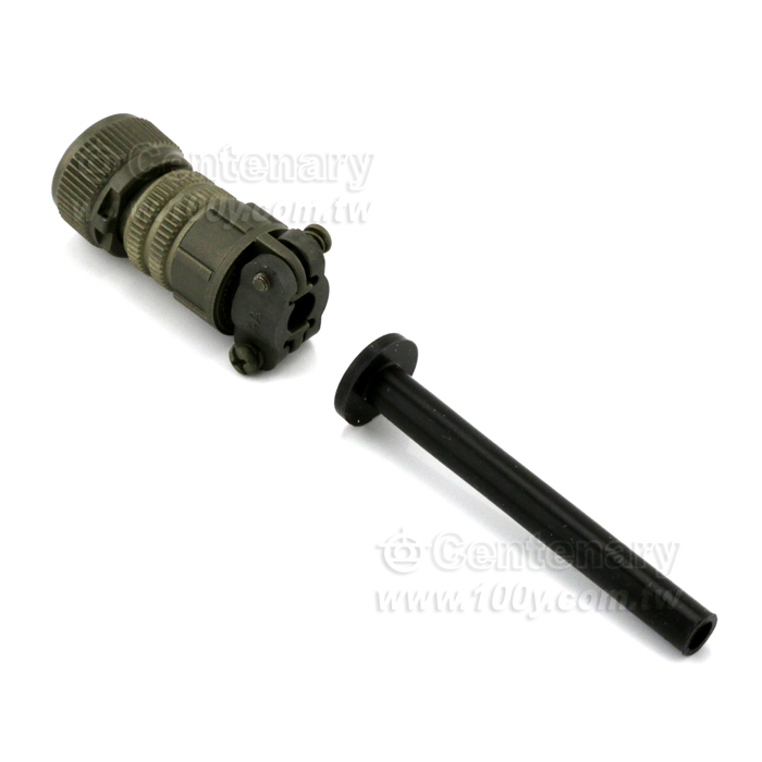 Straight Plug+Cable Strain Relief Clamp - 120521 Product Image