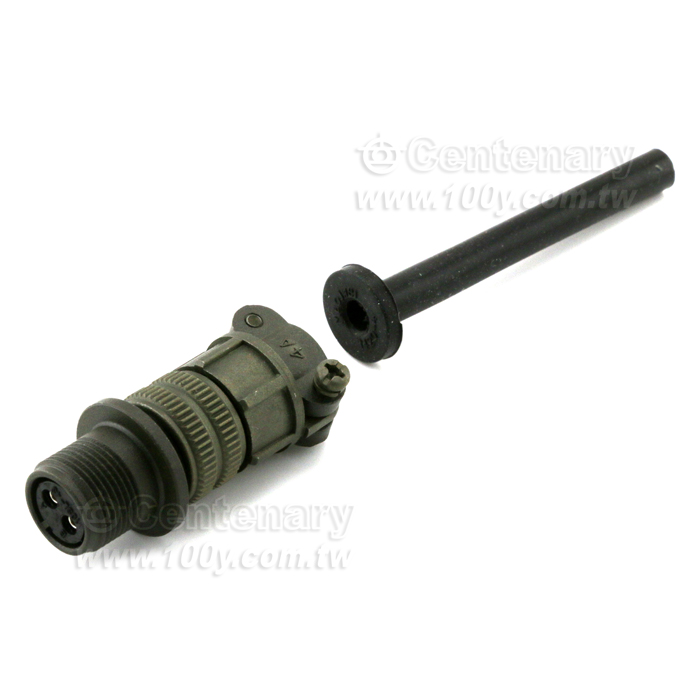 Straight Plug+Cable Strain Relief Clamp - 120537 Product Image