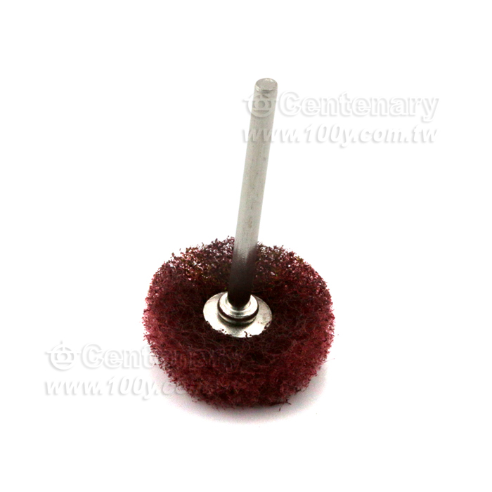 紅色帶柄布輪3mm - 126412 產品圖片