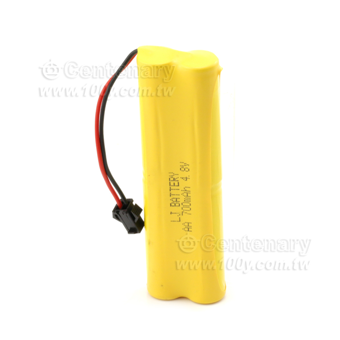 金龍杰4.8v / 700mah  H型四節左2節右2節長100mm 寬29mm 5號（台灣3號） - 129443 產品圖片