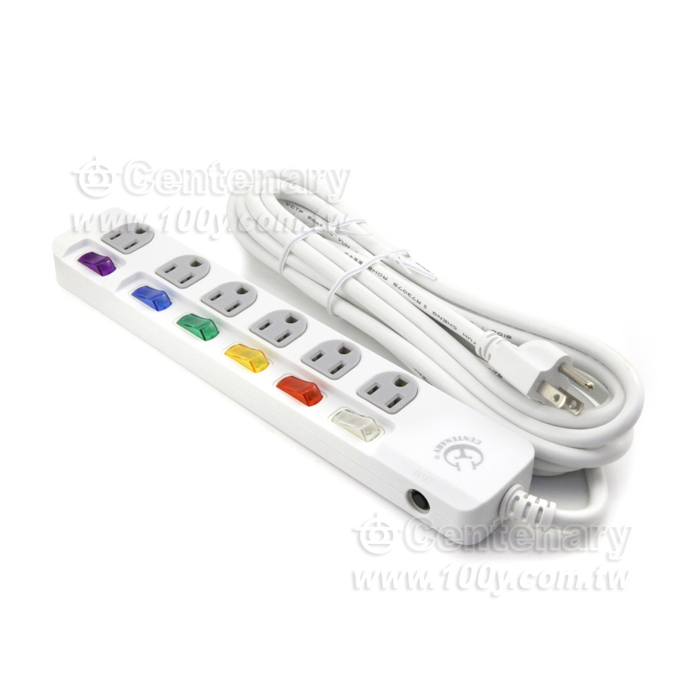 3P*6 AC Power Strip - 129392 Product Image