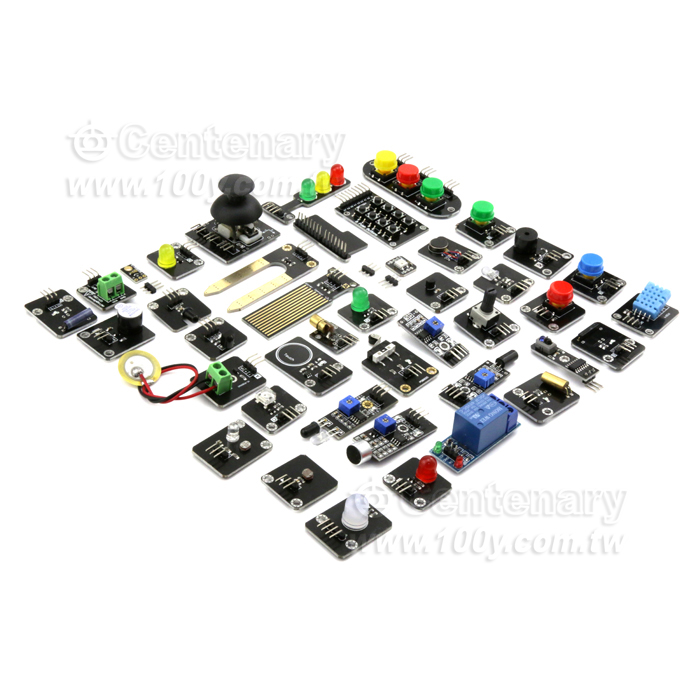兼容arduino 傳感器套件 uno r3  42套件 - 129430 產品圖片