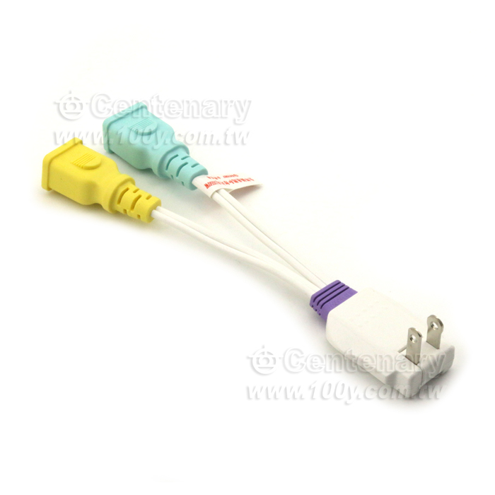 1 to 2 Arbitrary Adapter Power Cord - 129449 Product Image