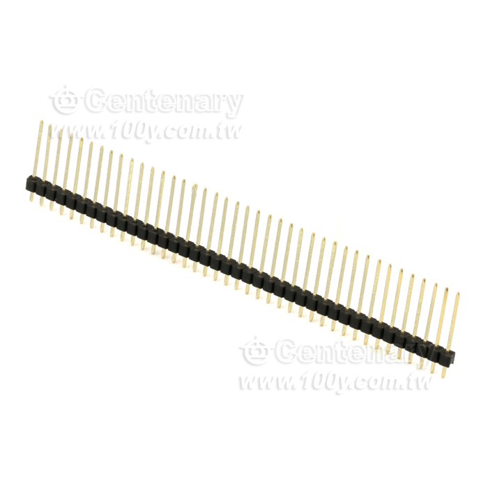 1*40P排針 180° P:2.54  30mm等長【ROHS】 - 105117 產品圖片