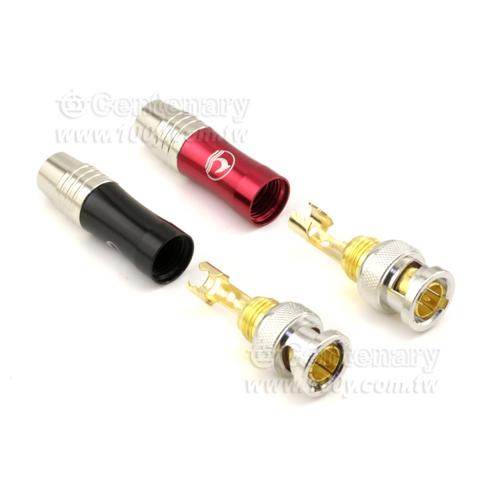 75歐Q9插頭HD-SDI數字高清焊接BNC接頭   紅色 - 129500 產品圖片