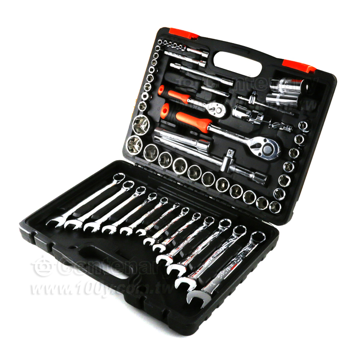 61件棘輪扳手工具組 - 124551 產品圖片