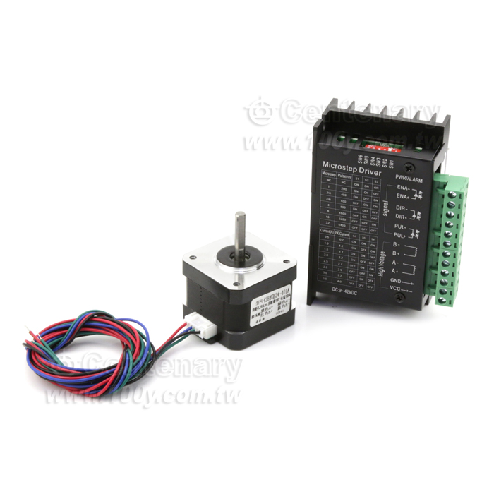 42步進電機套裝 扭矩 0.28N.M 長34MM - 129663 產品圖片