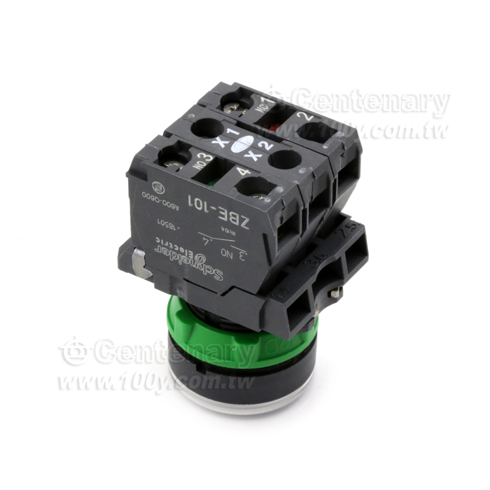 照光按鈕開關 LED24V 白色 - 130144 產品圖片