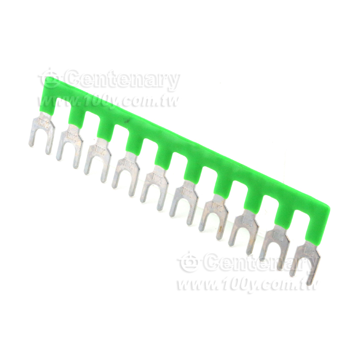 TD短路片 20A 綠色 10P 4.4mm - 130048 產品圖片