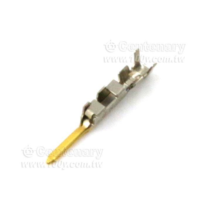 D-1000公端子，S 30AWG，鍍金 7.87µin - 163089 產品圖片