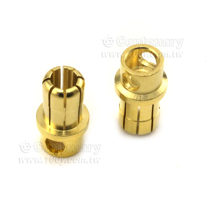 AMASS 8mm銅鍍金 香蕉公插頭 大電流150A - 130376 產品圖片