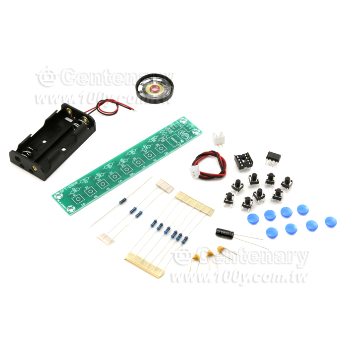 NE555-電子琴套件 散件 DIY  焊接練習實訓 - 130121 產品圖片