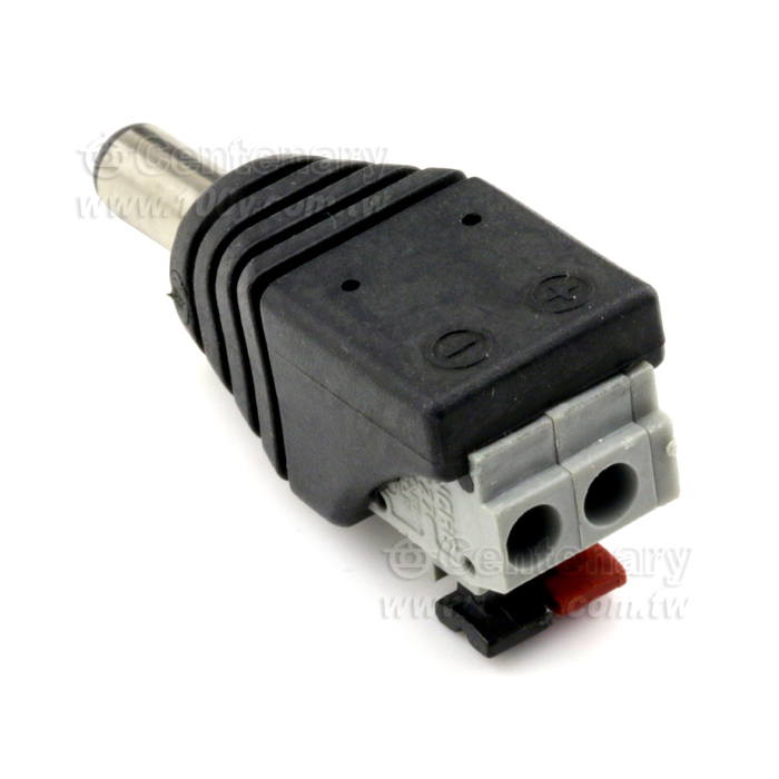 快速按壓式5525 DC公頭 免焊 12V - 130543 產品圖片