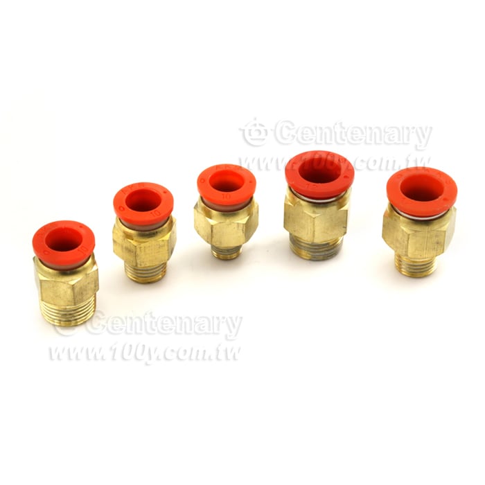 Copper PC thread through joint - 130620 Product Image