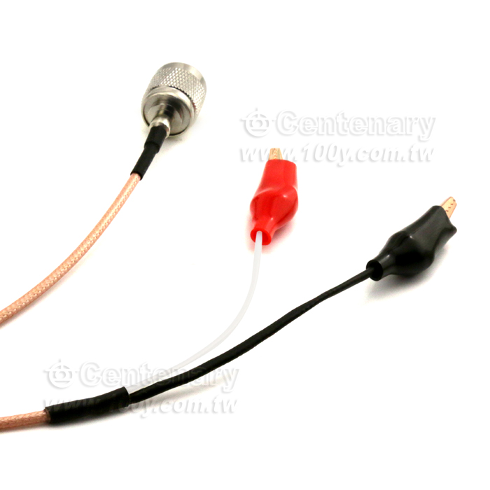 TEST LEAD-TNC(M)  Crocodile clip CABLE  L:0.5M - 131423 Product Image