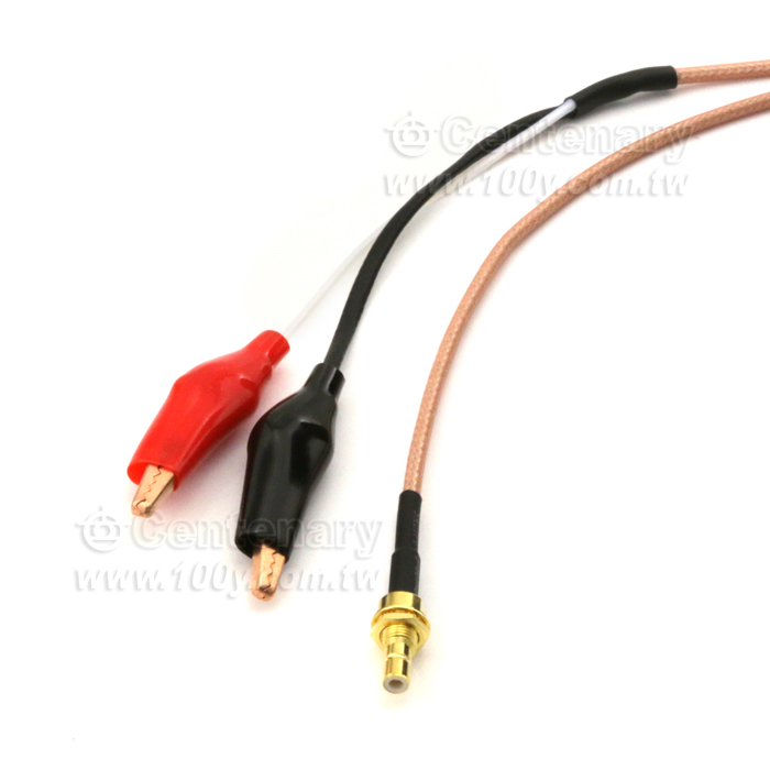 TEST LEAD-SMB(M)  Crocodile clip CABLE  L:1M - 131392 Product Image