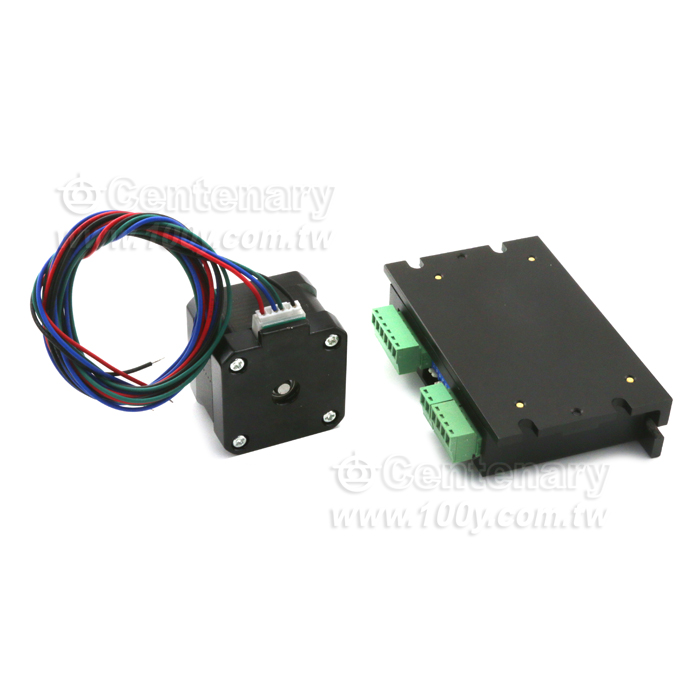 42步進電機套裝 扭矩 0.28N 長34MM 步距角1.8° 軸徑5mm - 131679 產品圖片
