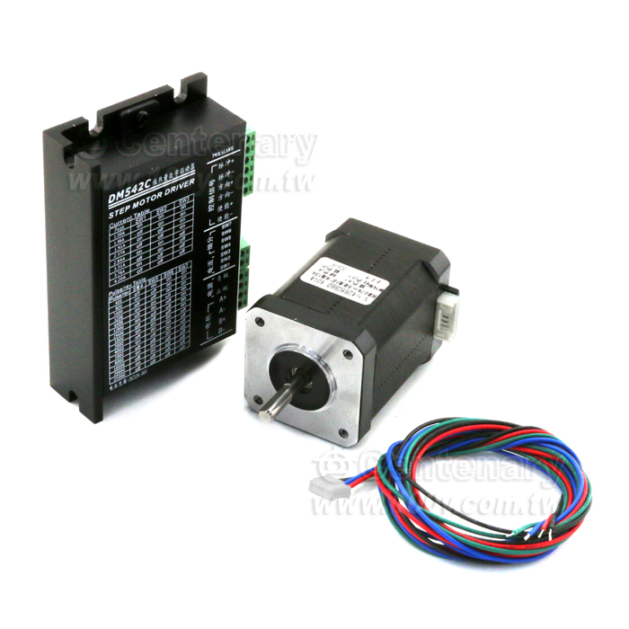 42步進電機套裝 扭矩 0.7N 長60MM 步距角1.8° 軸徑5mm - 131681 產品圖片