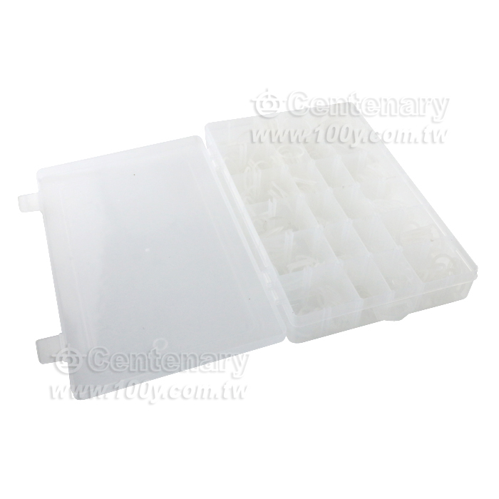大號白色矽膠O型圈修理盒390pcs - 131913 產品圖片