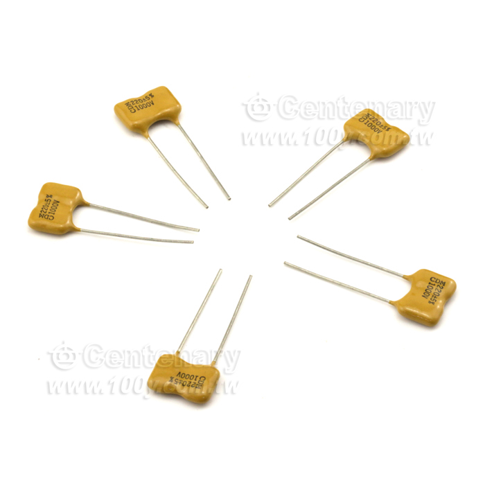 雲母電容 220pF/1000V ±5% - 132479 產品圖片