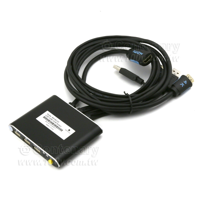帶線型2埠HDMI+USB KVM電腦切換器 - 132560 產品圖片