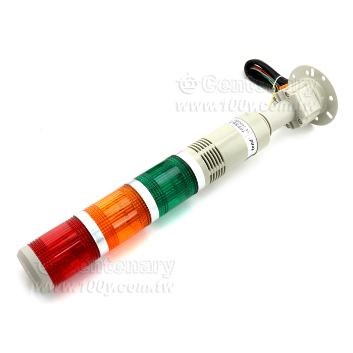φ50 可拆式三層閃光蜂鳴警示燈 LED24V - 132525 產品圖片