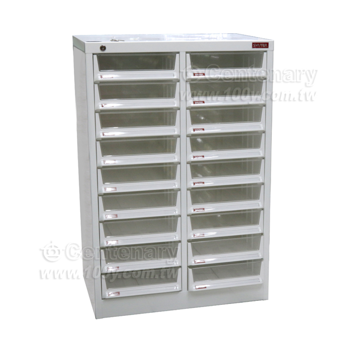 18 Drawer Double Row Floor Type File Cabinet - 132584 Product Image