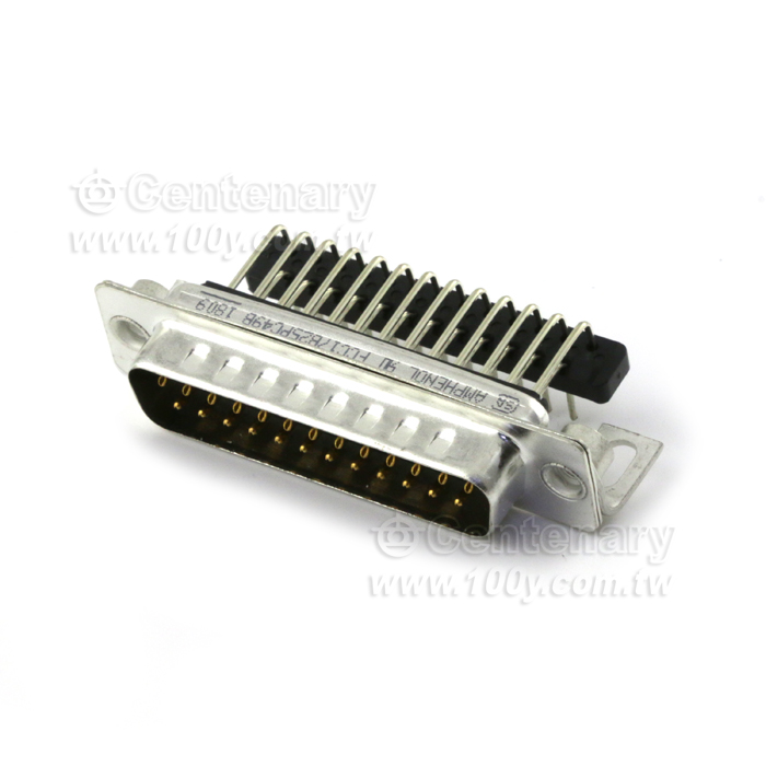 CONN D-SUB Plug 25P R/A Solder - 132792 Product Image