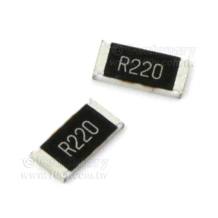 厚聲_2512 電阻 0.22ohm 1W 5% - 130734 產品圖片