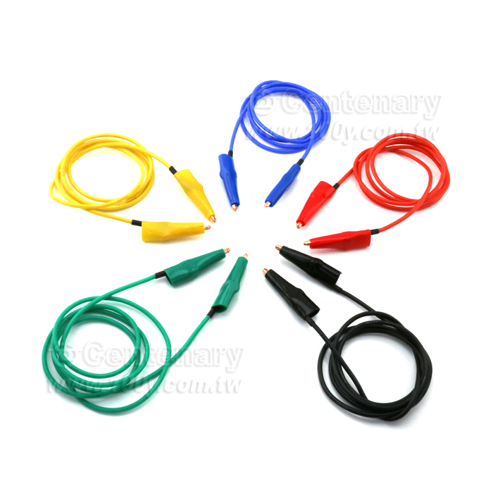 Double Colored Alligator Clip Test Lead - 133482 Product Image