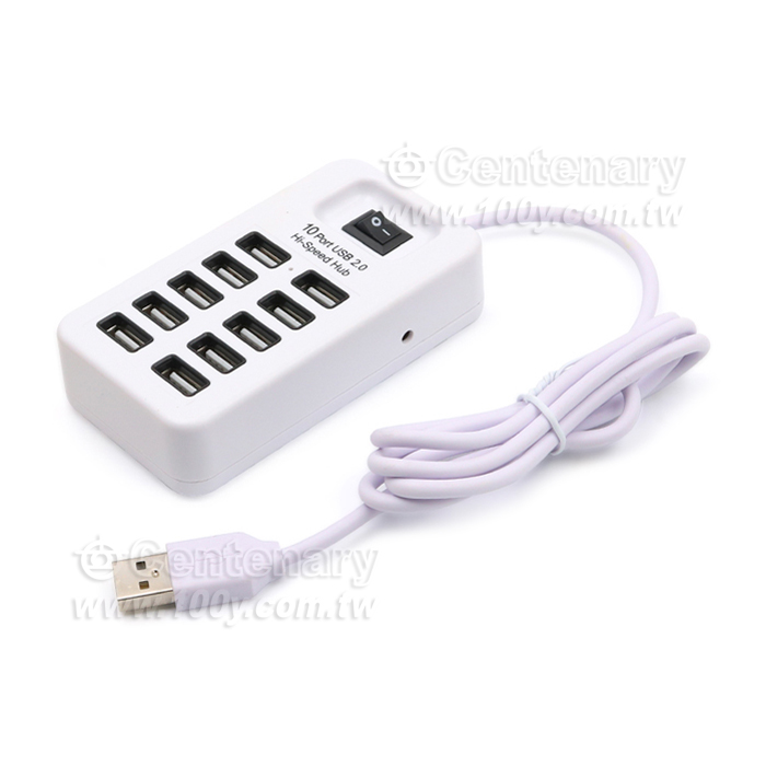 10 Port USB 2.0 HUB 集線器 - 133552 產品圖片