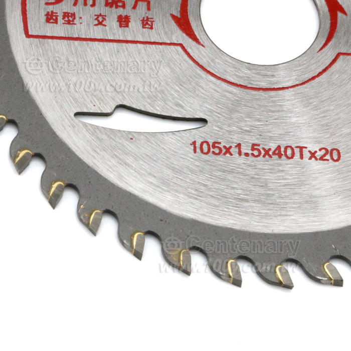 105(外徑)*1.0(厚度)*20(內徑)mm 40齒 齒寬:1.5mm - 133810 產品圖片
