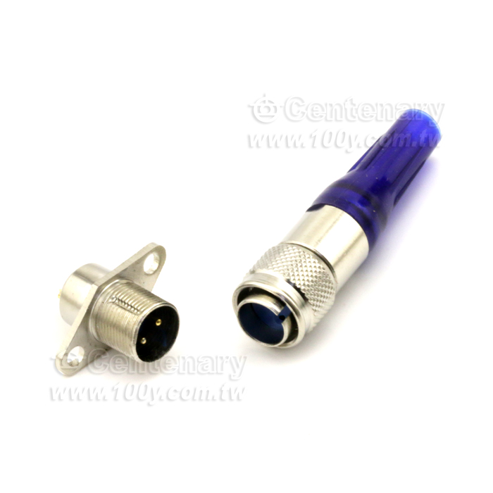 鍍鎳2P金屬連接器 - 32663 產品圖片
