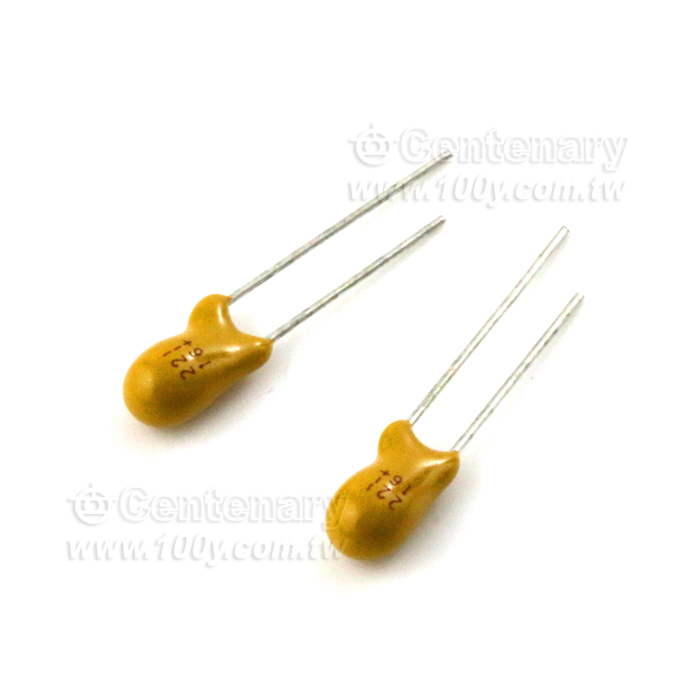 Epoxy-Coated Solid Electrolytic Tantalum Capacitor Resin Dipped Type - 134215 Product Image