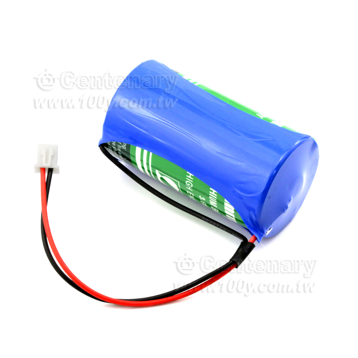 3.6V/19000mAh  鋰亞硫醯氯電池帶插頭 - 120191 產品圖片
