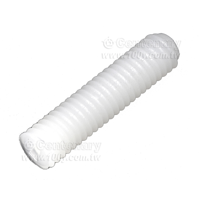 塑膠尼龍一字槽緊定螺絲M4*8mm - 136318 產品圖片