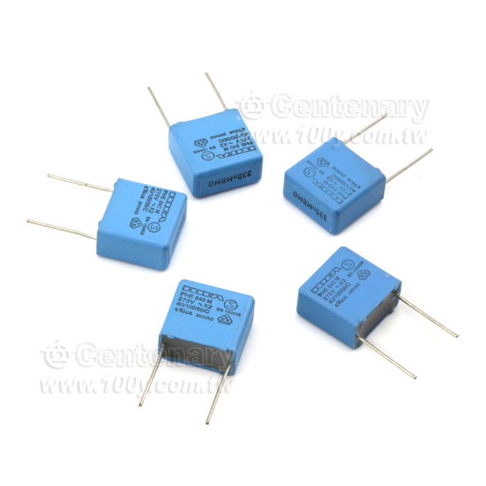 EMI suppressor, class X2 ,Metallized Polypropylene Film Cap. - 28280 Product Image