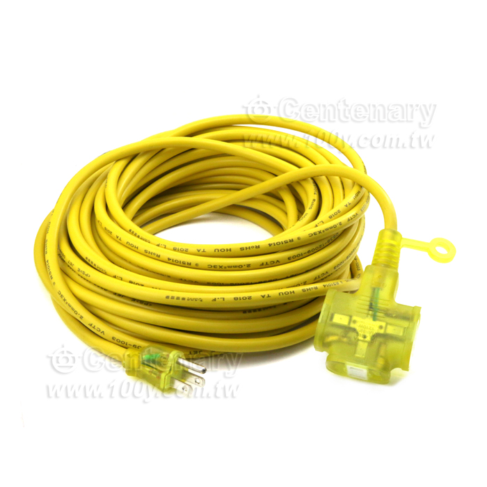 DARLY_3 Core Power Extension Cable (With Light) 60 Feet - 135906 Product Image