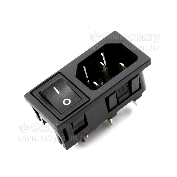 3P AC Power Switch With Fuse & Lamp - 135921 Product Image